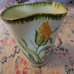 Handpainted Vase Made Italy